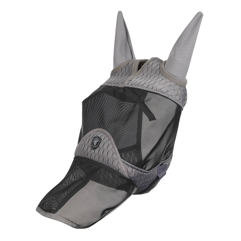 Le Mieux Gladiator Full Fly Mask Grey