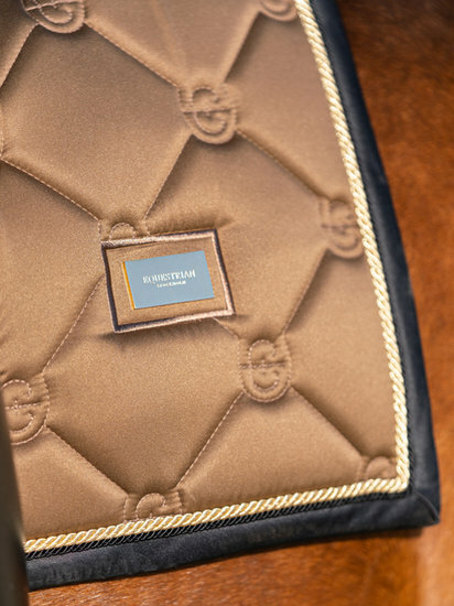 Equestrian Stockholm golden brass dressuur