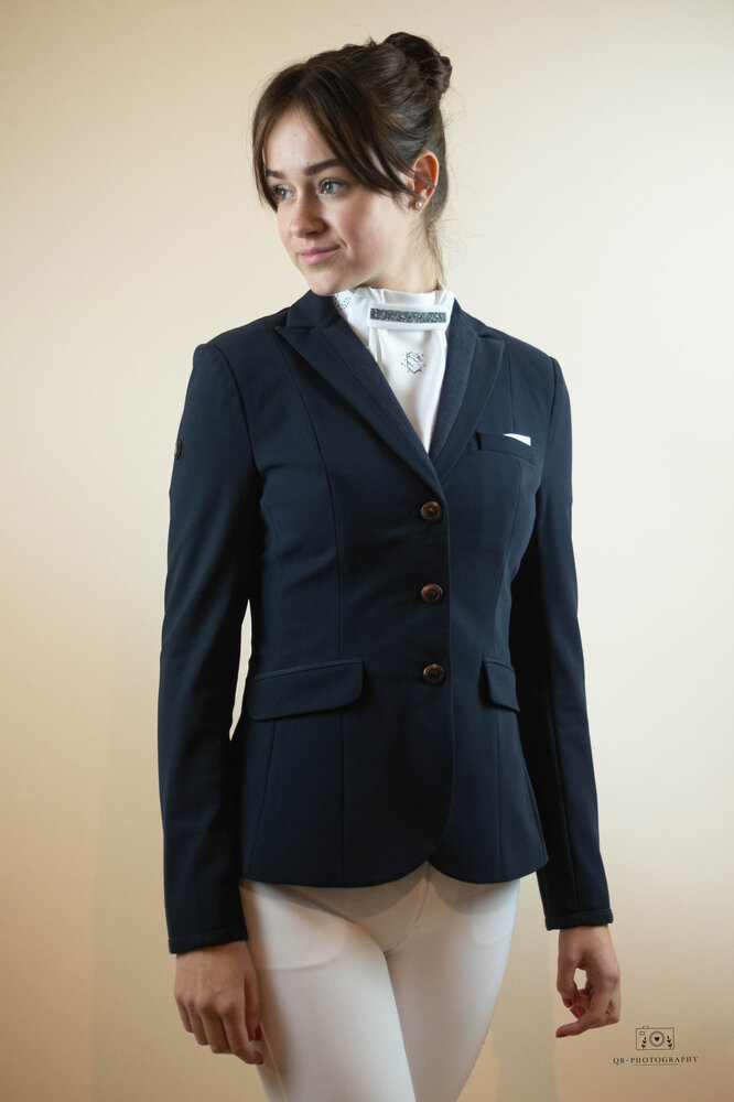 Samshield wedstrijdjas Louise Navy - Rose gold LAATSTE MAAT  franse maat 40 = NL maat 38