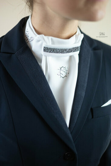 Samshield wedstrijdjas Louise Navy - Rose gold LAATSTE MAAT  franse maat 40 = NL maat 38