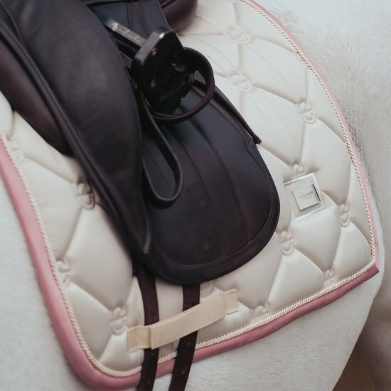 Equestrian Stockholm Desert Rose dressuur zadeldek FULL