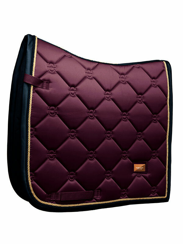 Equestrian Stockholm zadeldek dressuur Purple Gold mt cob