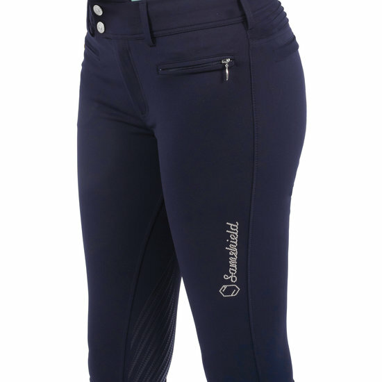  Samshield rijbroek water resistant Oceane Metal Dots full grip SS'22 Navy