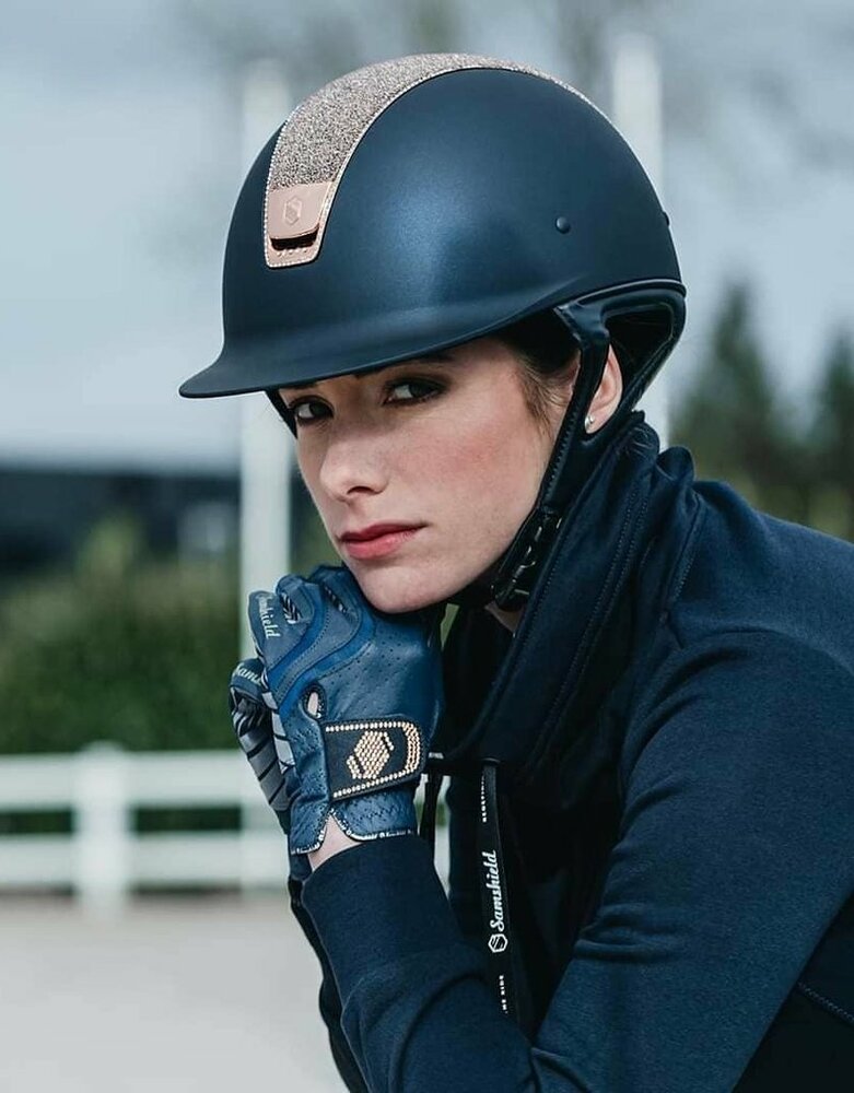 Samshield handschoenen SWAROVSKI blue rose gold