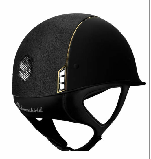 Samshield Cap 1.0  Shadow mat black Shield Swarovski alcantara NR.25