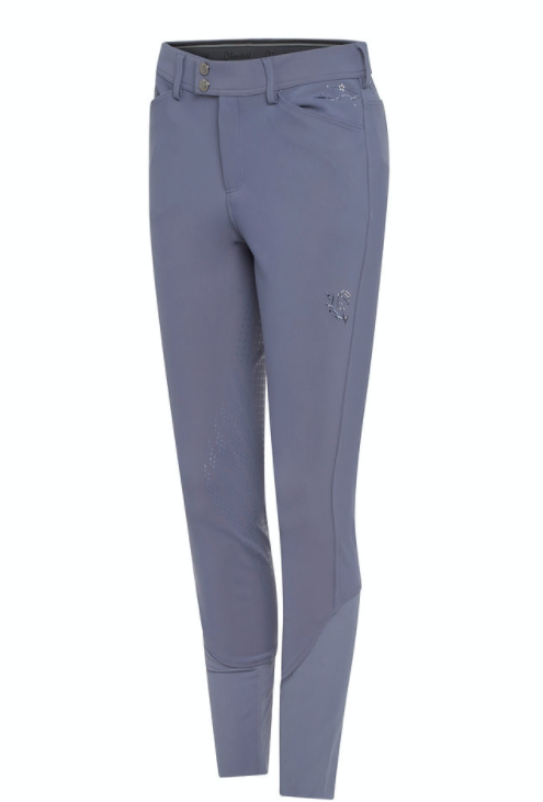 Samshield rijbroek JULLY crystal flower DARK SHADOW full grip tone on tone laatste maat NL 34