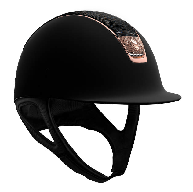 Samshield Cap 1.0  Shadow Mat Black, Shimmer top met Rose gold N.5