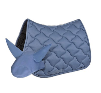Equiline Fluid Rombo Jump Dekje met Oornetje Imperial Blue