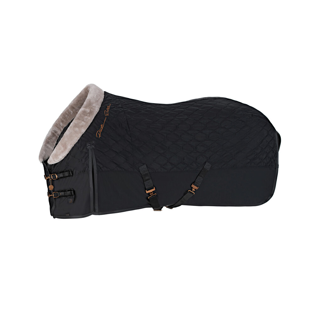 Eskadron ZETA staldeken Fauxfur 80 grams Zwart '23