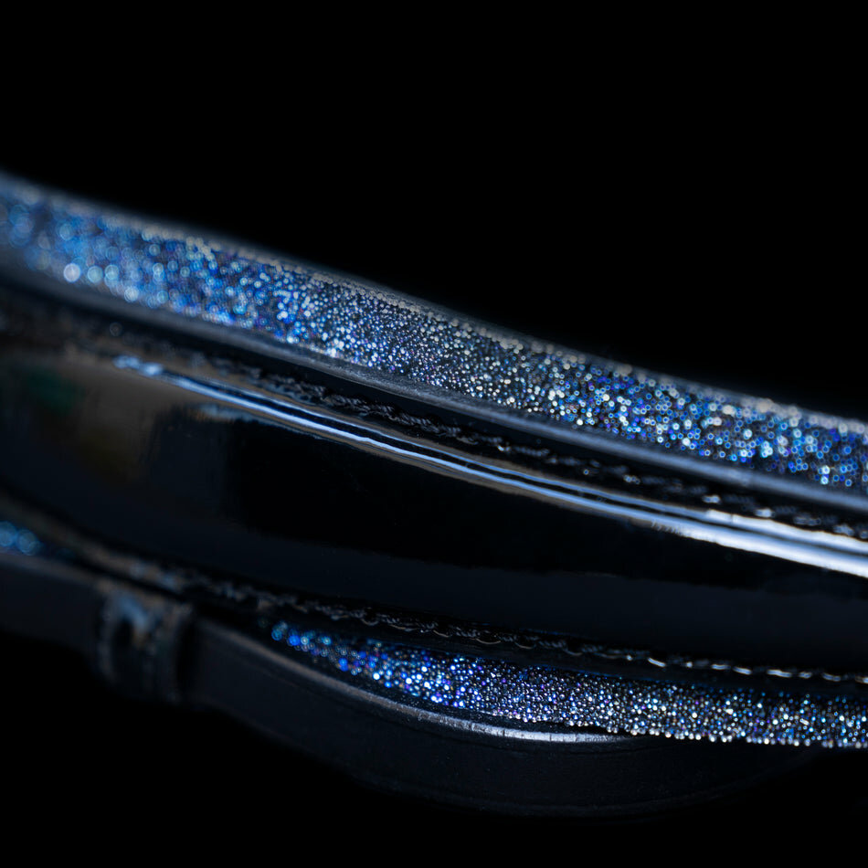 Monère Neusriem trens zwart lak Fabric Moonlight