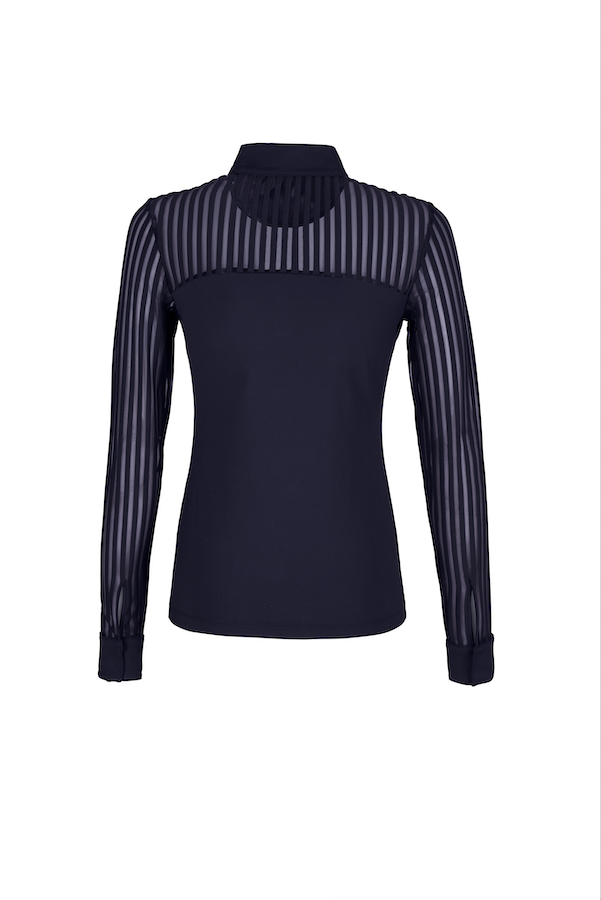 Pikeur 5290 wedstrijdshirt lange mouw Night Blue