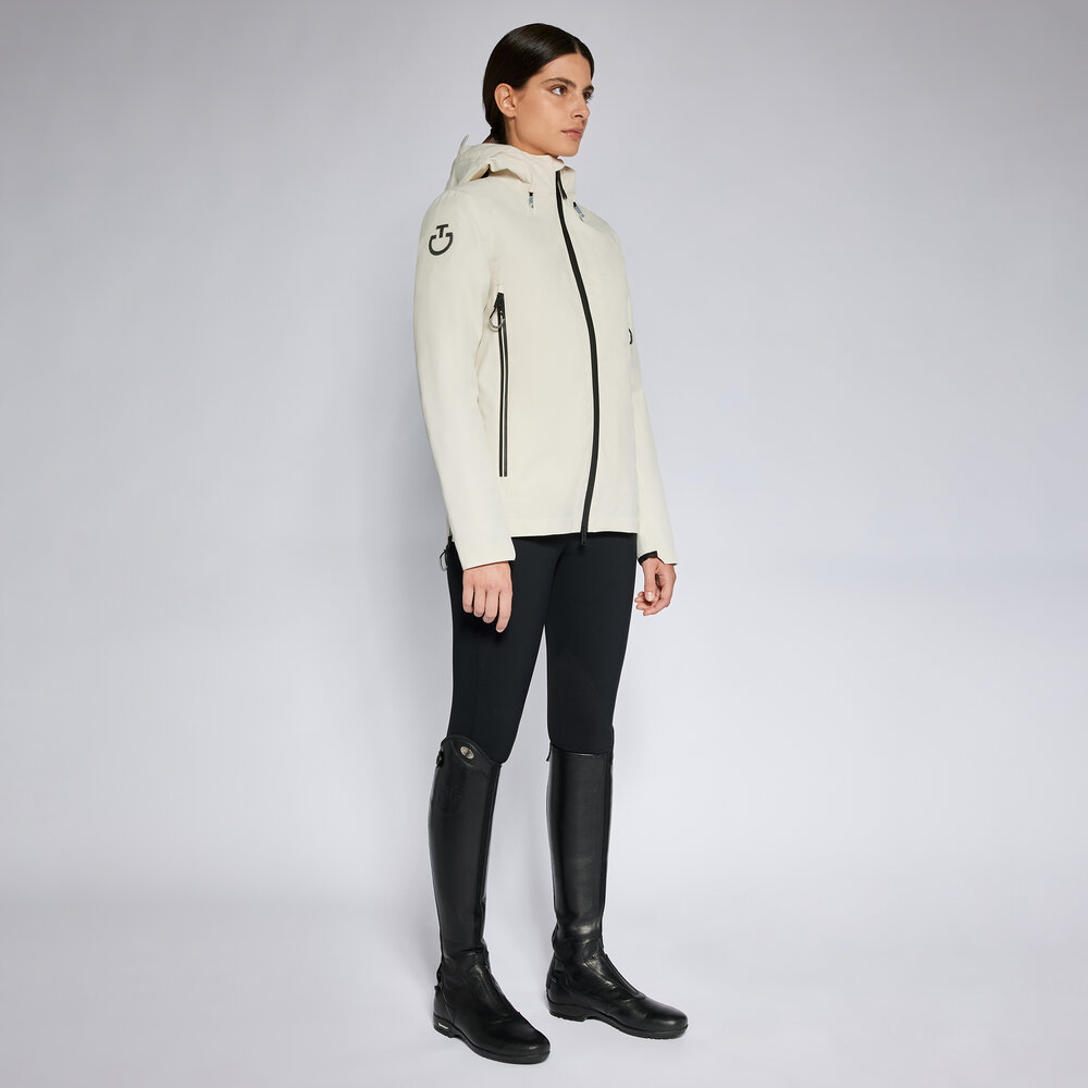 Cavalleria toscana 3-Way Hooded Puffer Jacket Creme MAAT S
