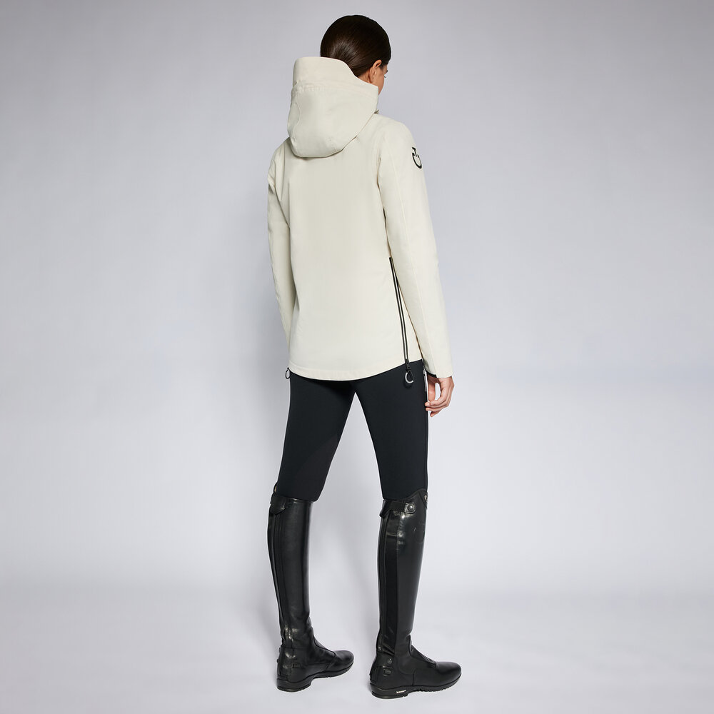 Cavalleria toscana 3-Way Hooded Puffer Jacket Creme MAAT S