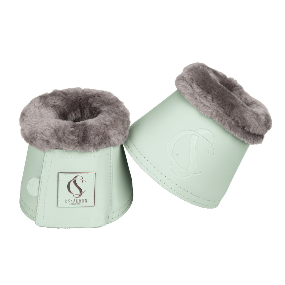 Eskadron Springschoenen Softslate met fauxfur Classic Sports Powder Green '24