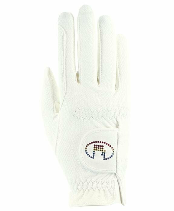 Roeckl Marne White/Rainbow 