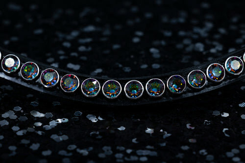 Monère mat zwart frontriem classic XL  VITRAIL MEDIUM