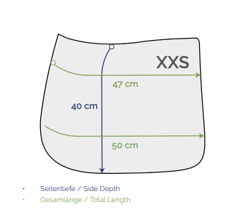 Eskadron zadeldekje Cotton Glitter platinum '24 Shetty 