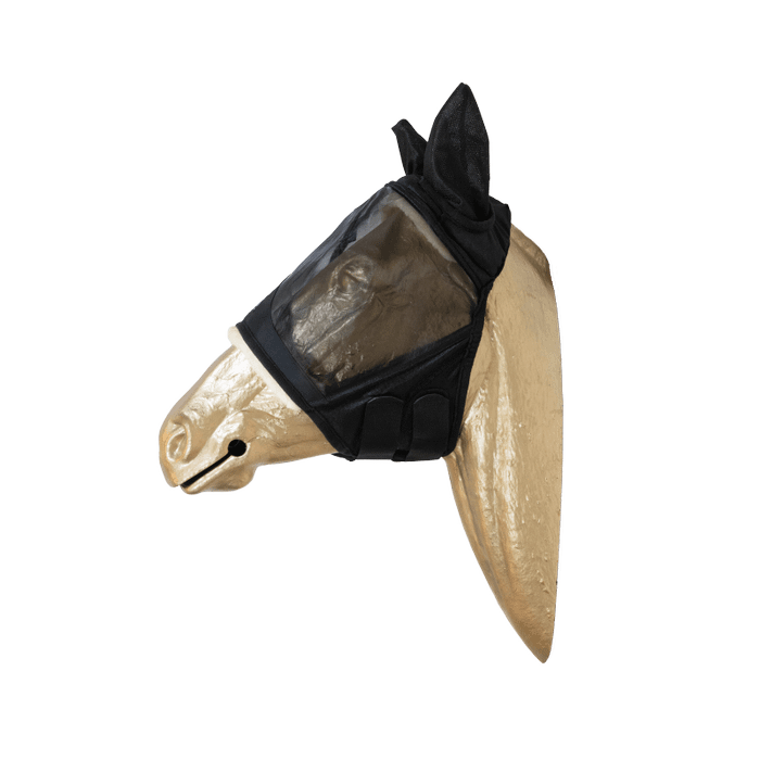 Kentucky vliegenmasker skin friendly met oren ZWART