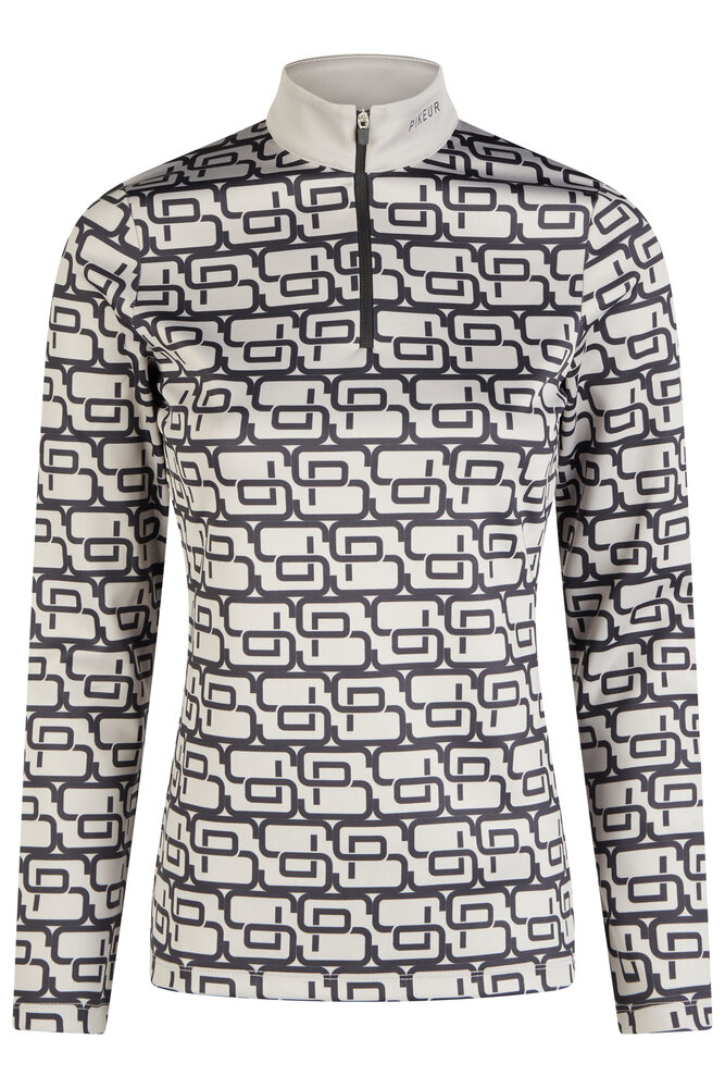 Pikeur 6272 Icon lange mouwen Shirt Sports lichtgrijs MAAT 44