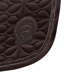 Eskadron zadeldek Mattgloss Bow platinum '24 teak brown- PONY