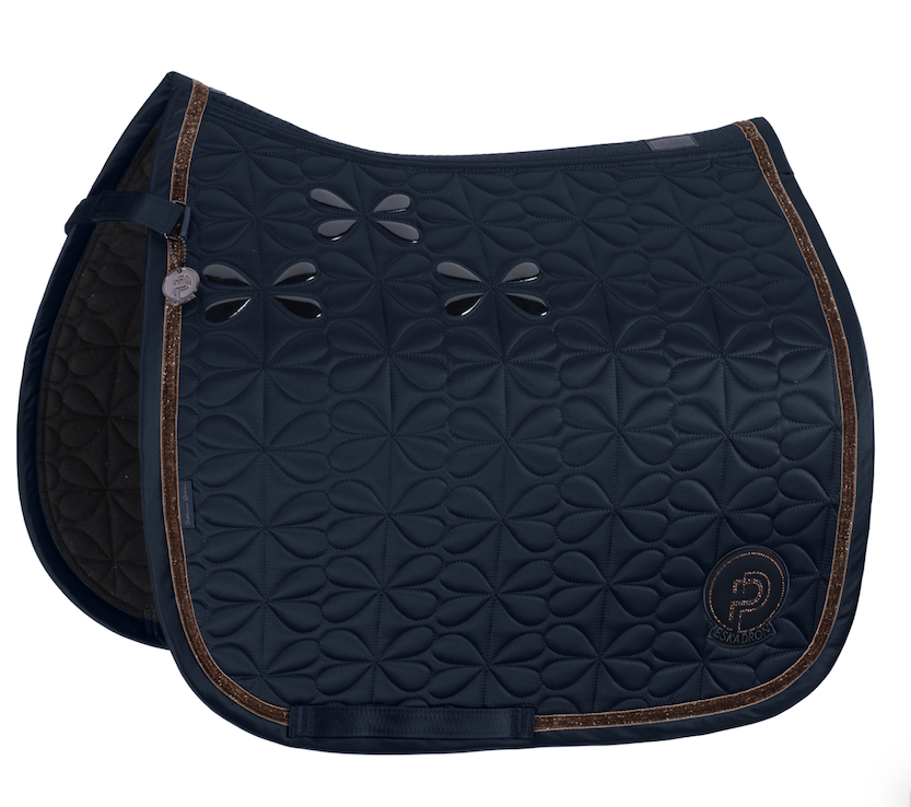 Eskadron zadeldek dressuur Sparkle Emblem platinum '24 atlantic blue