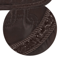 Eskadron highglossy chain jewel  zadeldekje platinum '24 moss green PONY