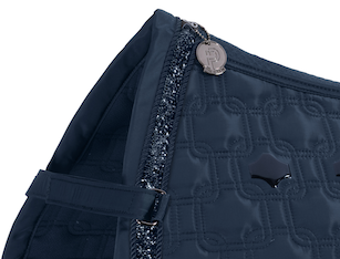 Eskadron highglossy chain jewel  zadeldekje platinum '24 atlantic blue PONY