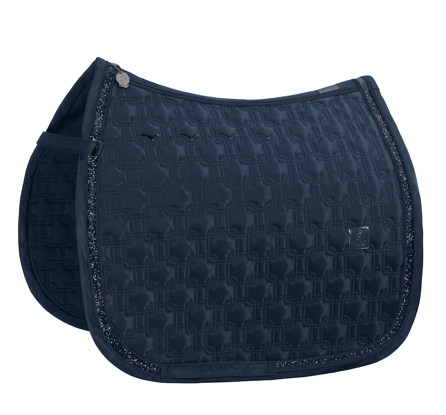 Eskadron highglossy chain jewel  zadeldekje platinum '24 atlantic blue PONY