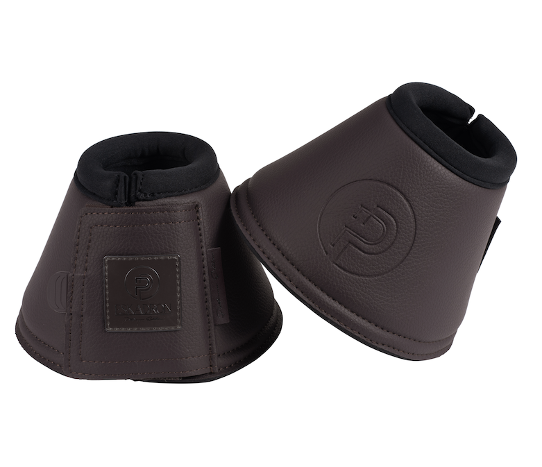 Eskadron Springschoenen Faux  leather platinum teak brown MAAT S