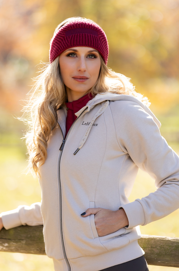  Le Mieux Leia Lined Hoodie Stone MAAT 42