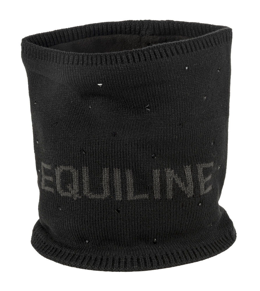 Equiline Nek Warmer met Rhinestones GAJUNE Zwart