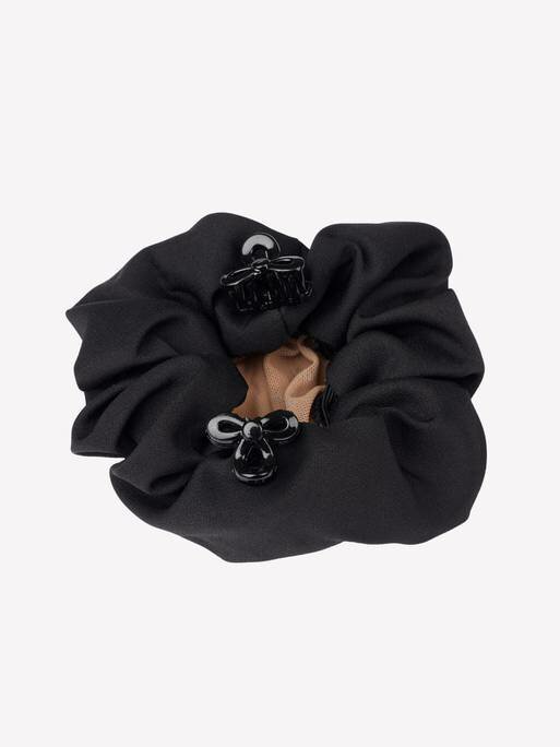 Le Mieux Scrunchie met Crystal Black/Natural