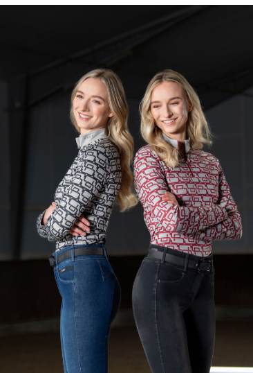 Pikeur 6272 Icon lange mouwen Shirt Sports lichtgrijs MAAT 44