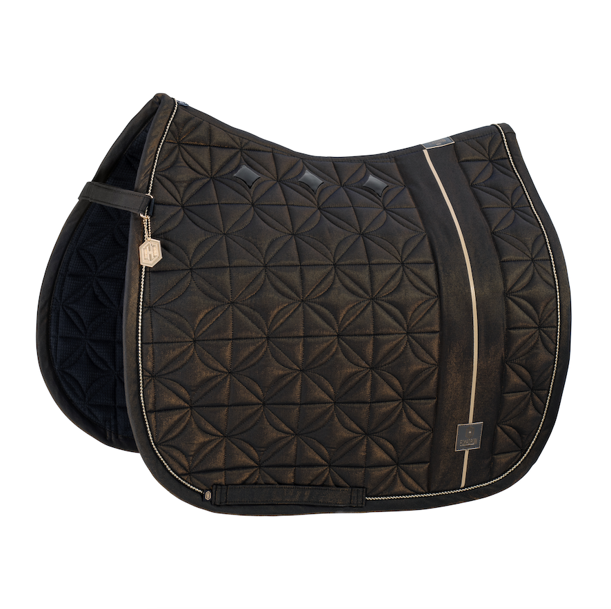 Eskadron zadeldek dressuur Big Square Glam Heritage '24 Zwart Full