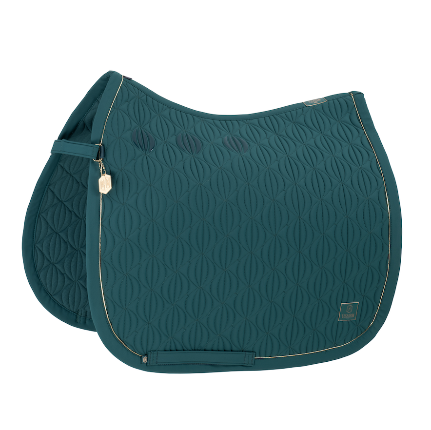 Eskadron zadeldek dressuur Softshell Emblem Heritage '24 Vintage Green Full