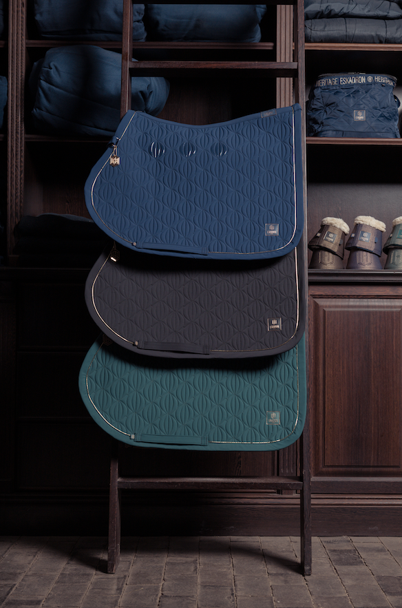 Eskadron zadeldek dressuur Softshell Emblem Heritage '24 Vintage Green Full