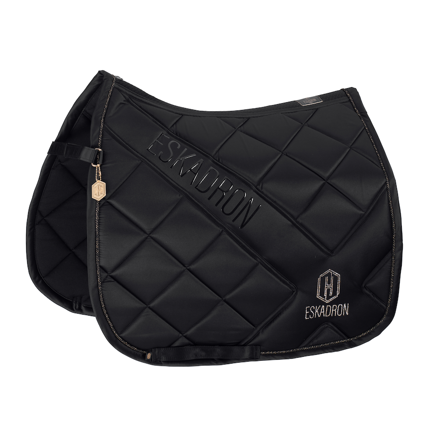 Eskadron zadeldek dressuur Bicross Mattgloss Heritage '24 Zwart Full