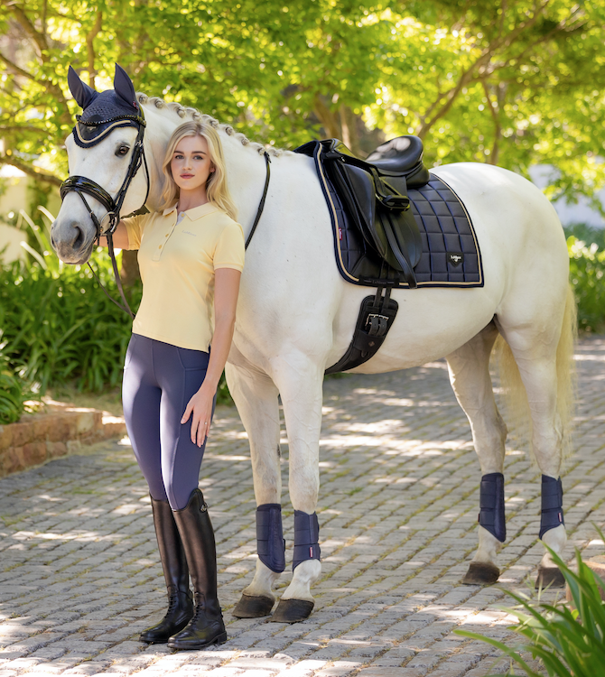 Le Mieux zadeldekje  classic Loire dressuur Dusk Blue