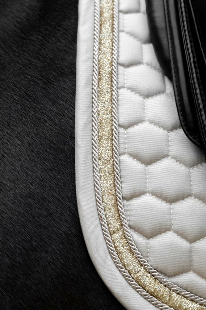 Kentucky Glitter Band dressuur Beige  maat FULL