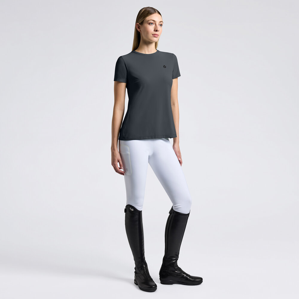 Cavalleria Toscana Jersey T-shit 3D logo Donker Grijs