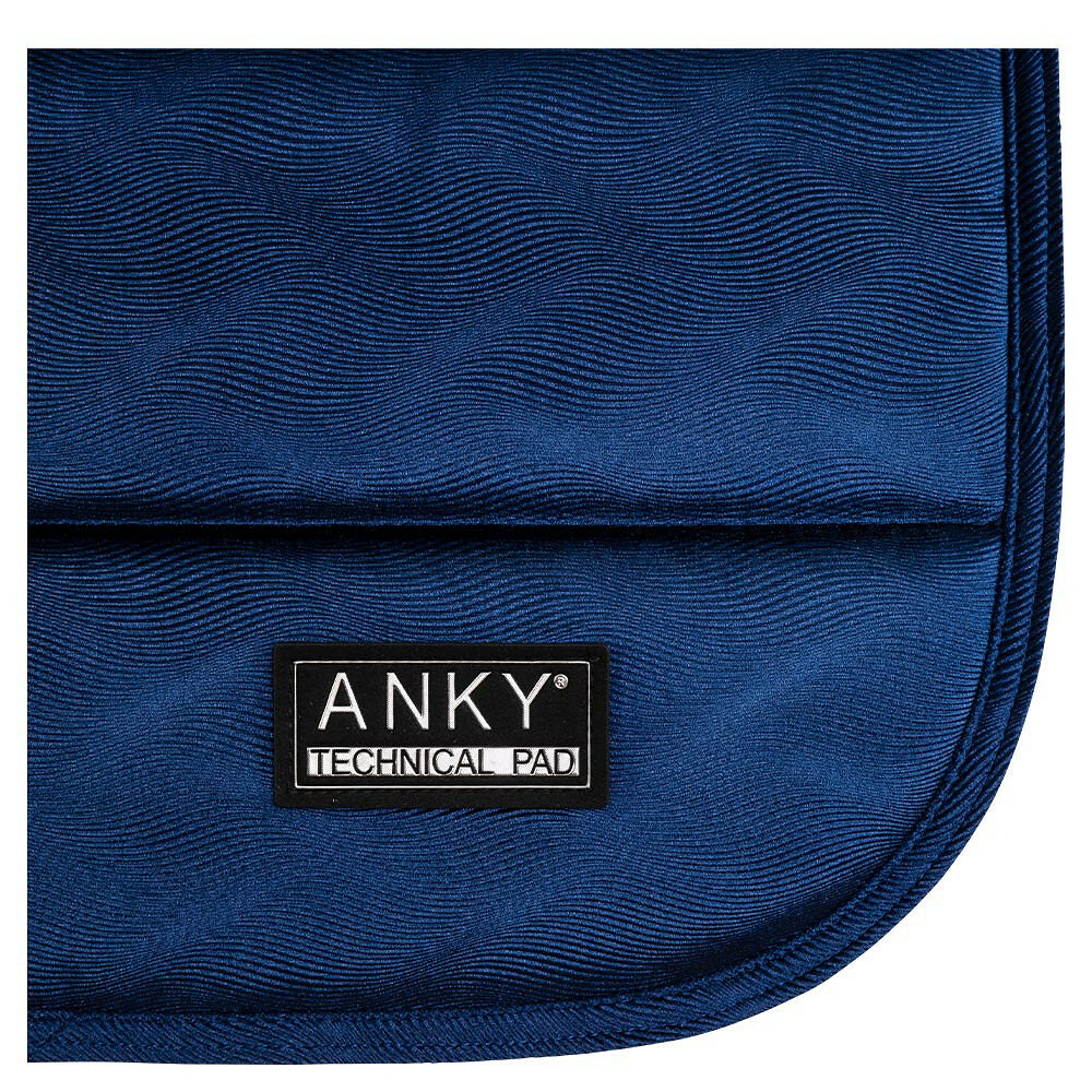 Anky zadelpad dressuur velvet wave Twilight Blue FULL