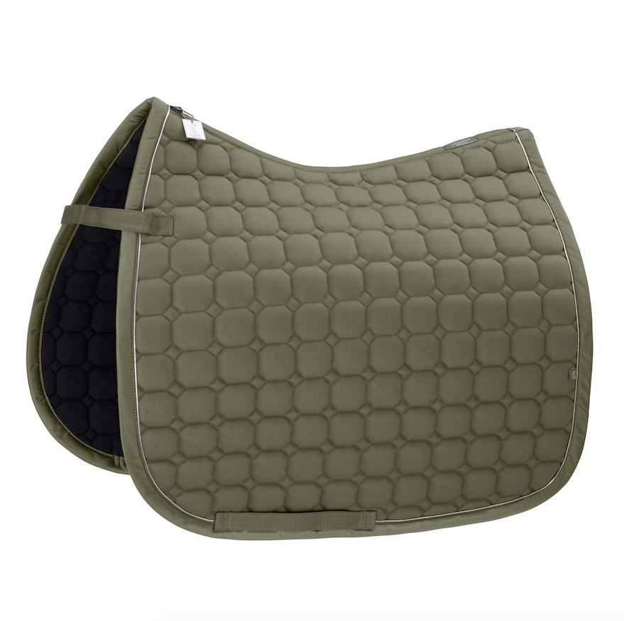 Eskadron zadeldek dressuur Cotton Classic Sports '25 Dusty Olive Full