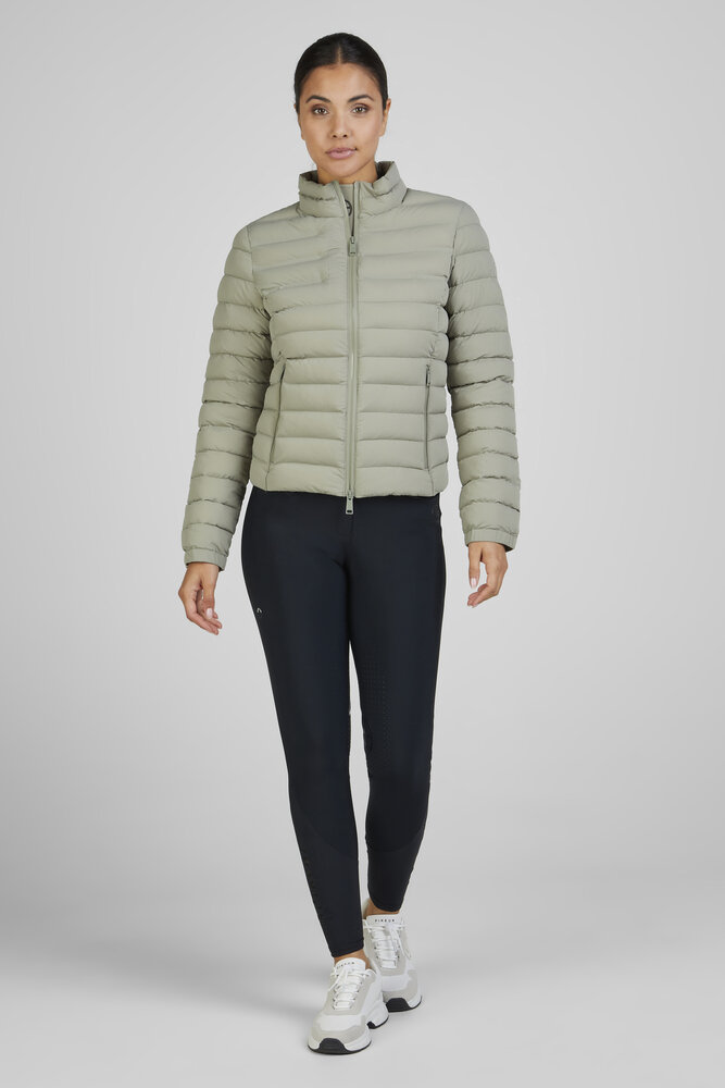 Pikeur quilted jacket 7016 athleisure Light Moos MAAT 42