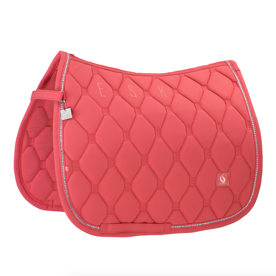 Eskadron zadeldek dressuur Softshell Crystal Classi Sports '25 Coral Blossom Full