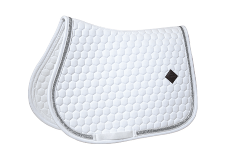 Kentucky Glitter Band JUMP Wit - Silver  maat FULL