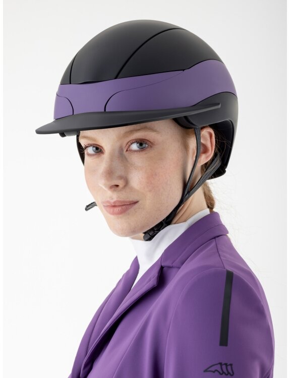 Equiline Cap XANTO Matt Zwart/Patrician Purple Sun Visor