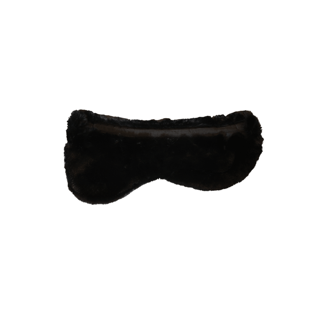 Kentucky zadel onderlegger Absorb zwart met zwart wol / bont FULL 