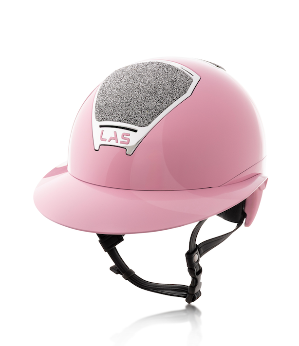 LAS Helmets Cap Opera Lady Visor  CRYSTAL - PINK/CROMO/CRYSTAL