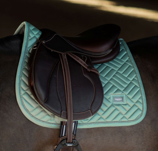 Equestrian Stockholm modern zadeldek jump  Mint green 