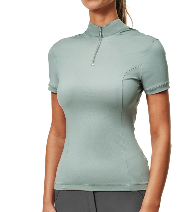 Equestrian Stockholm UV Protection top Korte mouw Mint green